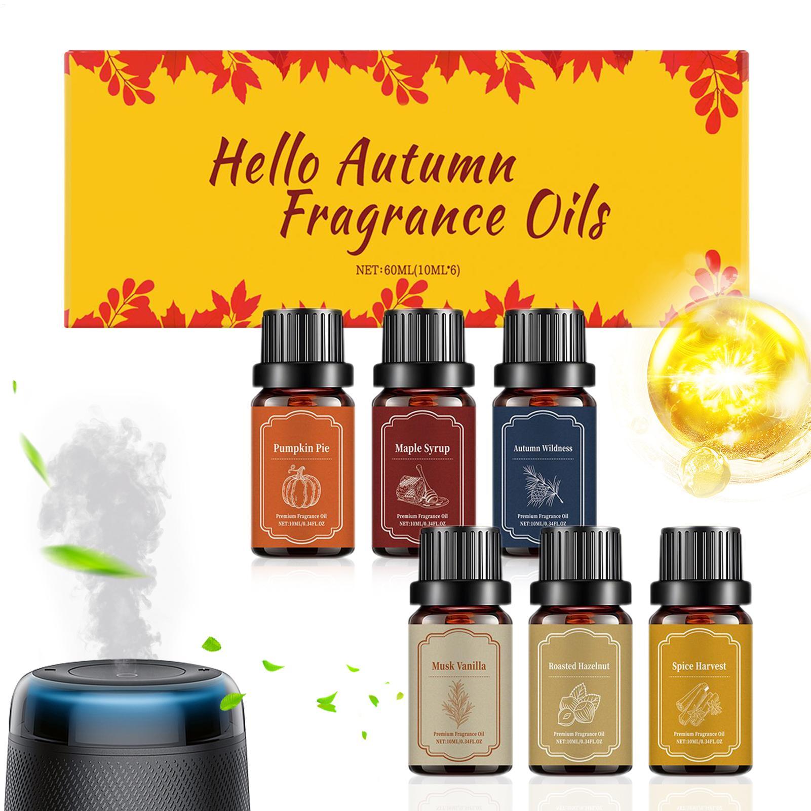Candle Making Oils - 6pcs Fall Scented Diffuser Oils Set