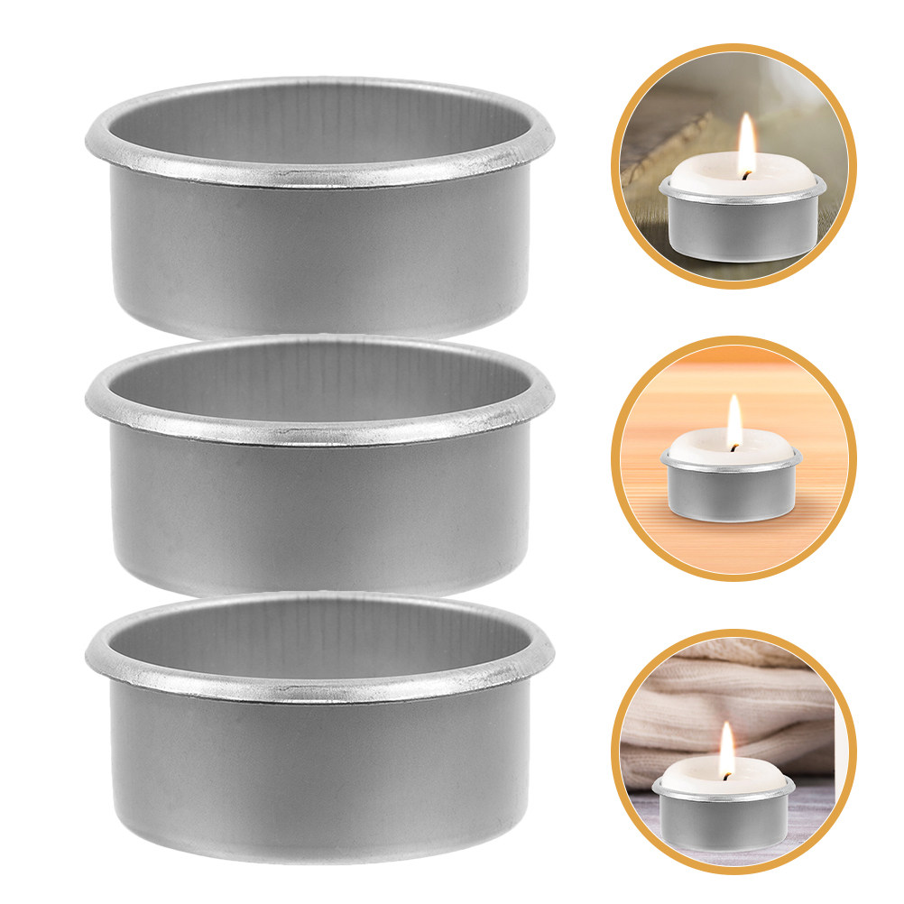 Candle Making Oils - 15Pcs Making Tins Metal Tea Light