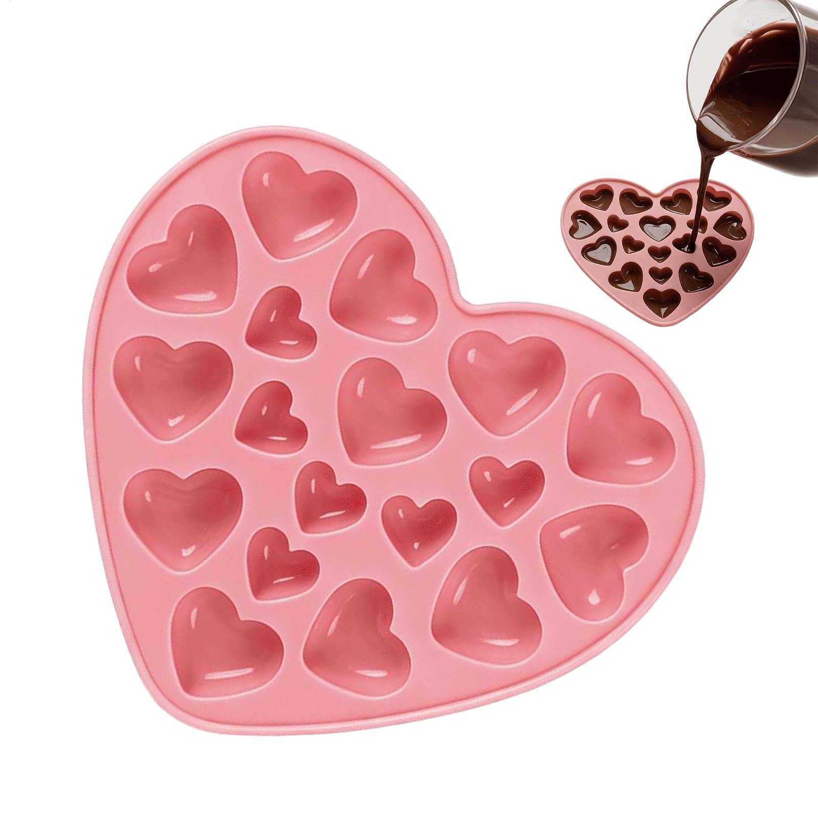 Candle Making Kit - Love Silicone Chocolate Mold Silicone Heart