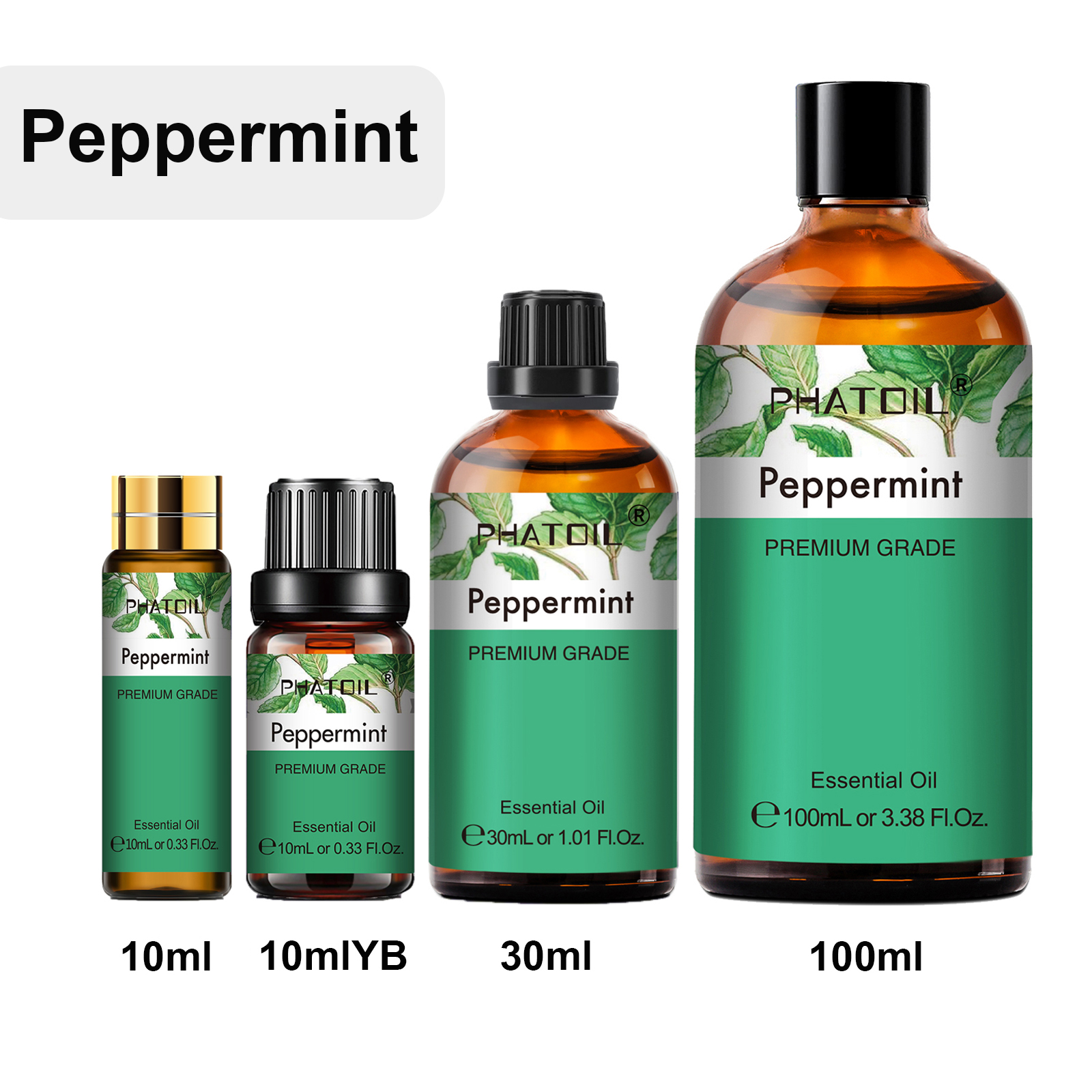Candle Making Oils - PHATOIL 1PCS 10ml/30ml/100ml Natural Peppermint Essential