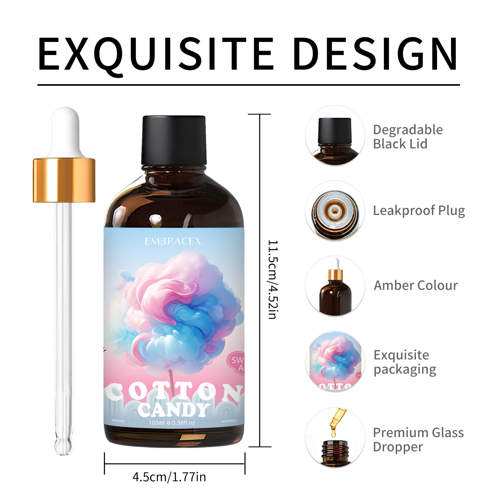 100ml Cotton Candy Essential O - Candle Making Oils 리뷰 및 가격
