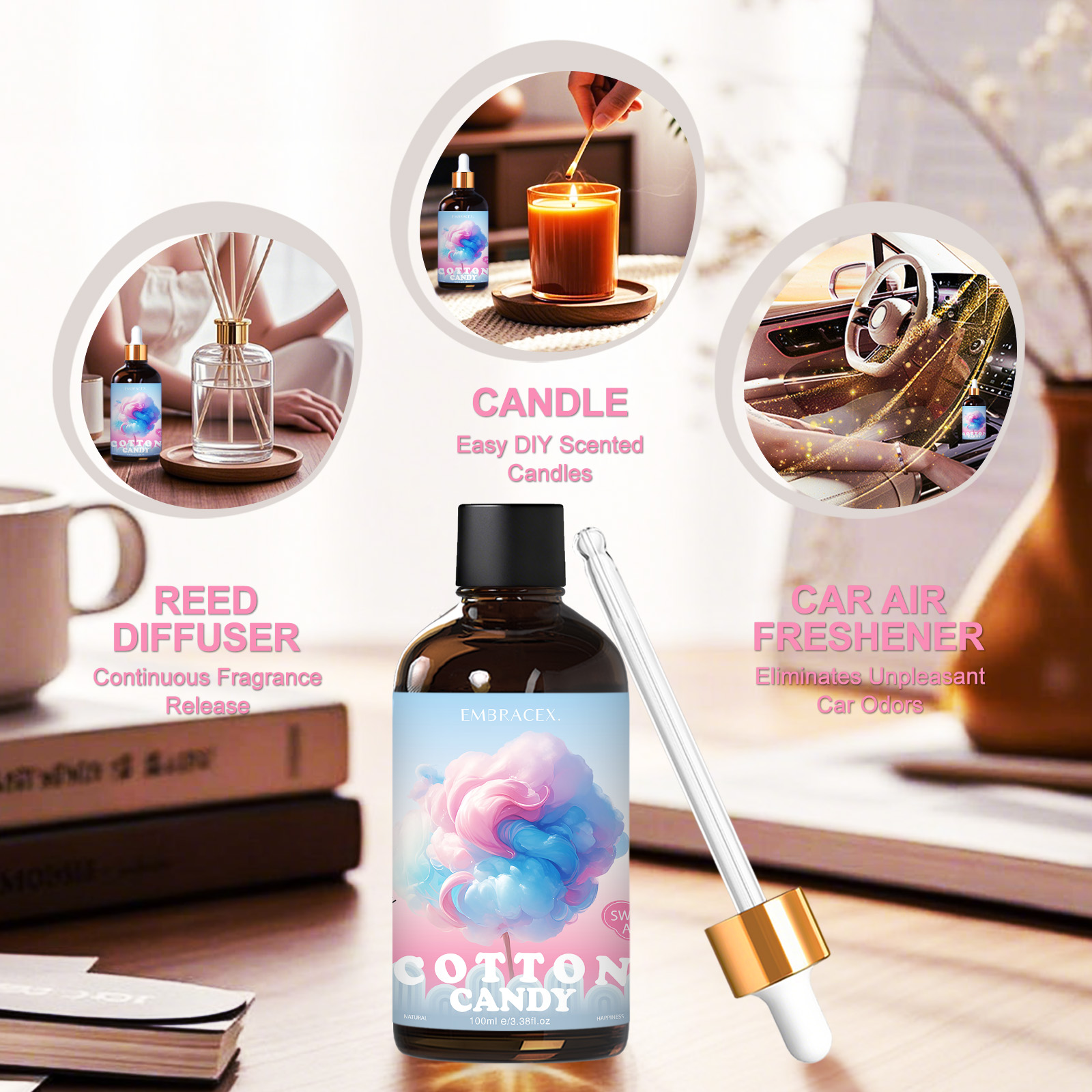100ml Cotton Candy Essential O - Candle Making Oils 리뷰 및 가격