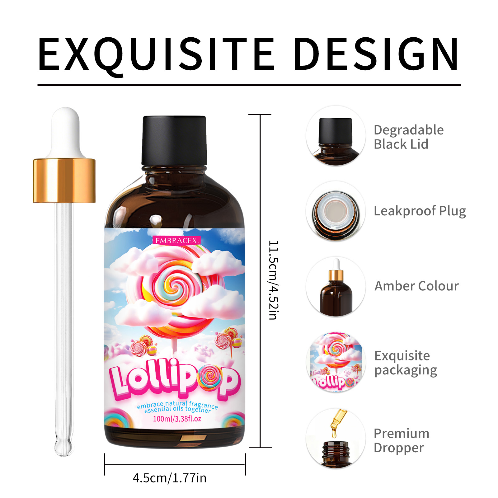 100ml Lollipop Essential Oil   - Candle Making Oils 리뷰 및 가격