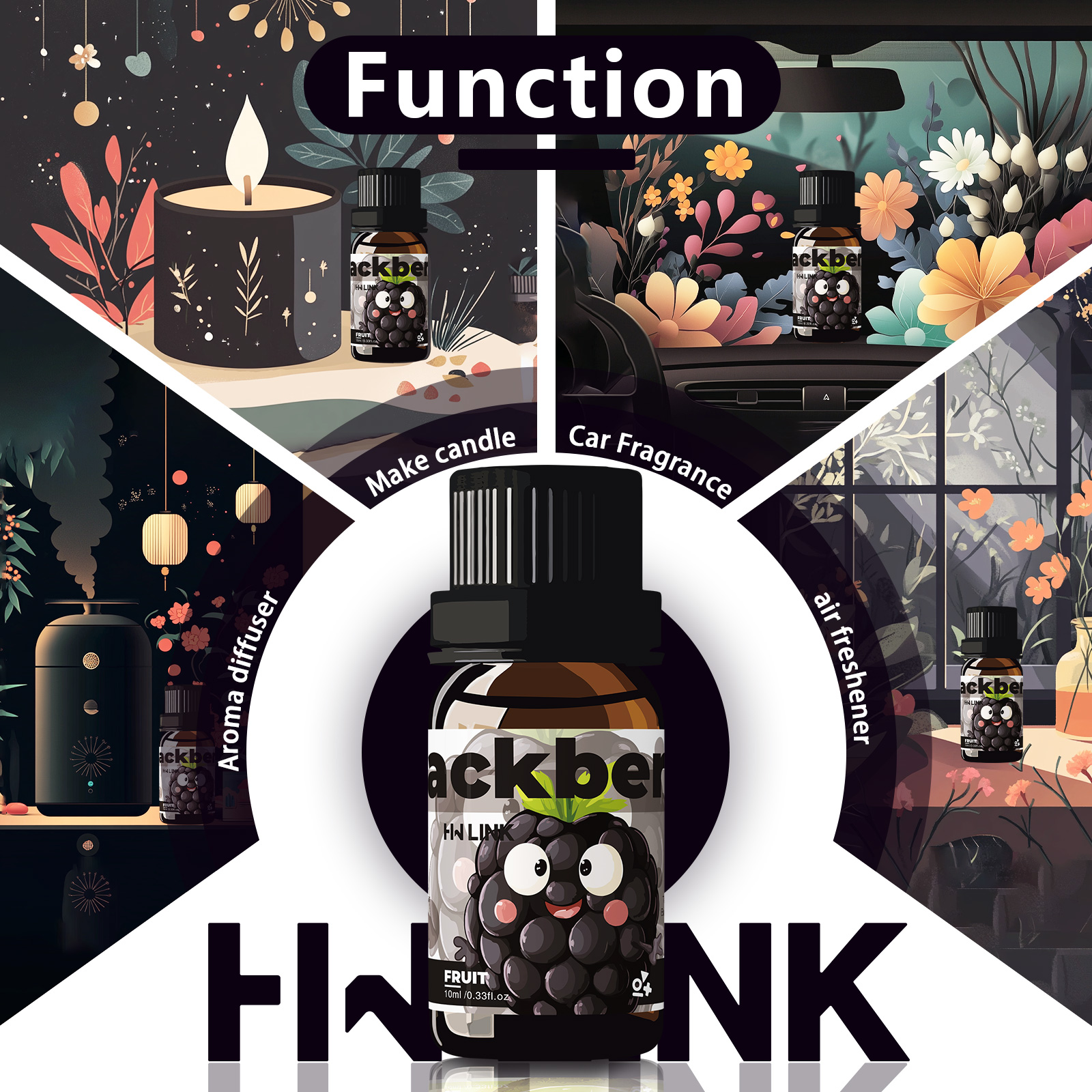 Blackberry Essential Oil Black - Candle Making Oils 리뷰 및 가격