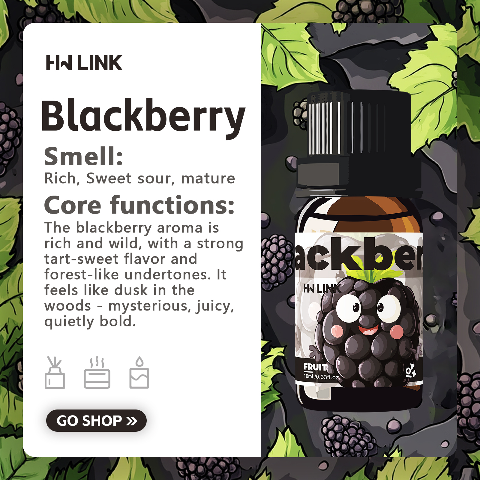 Blackberry Essential Oil Black - Candle Making Oils 리뷰 및 가격