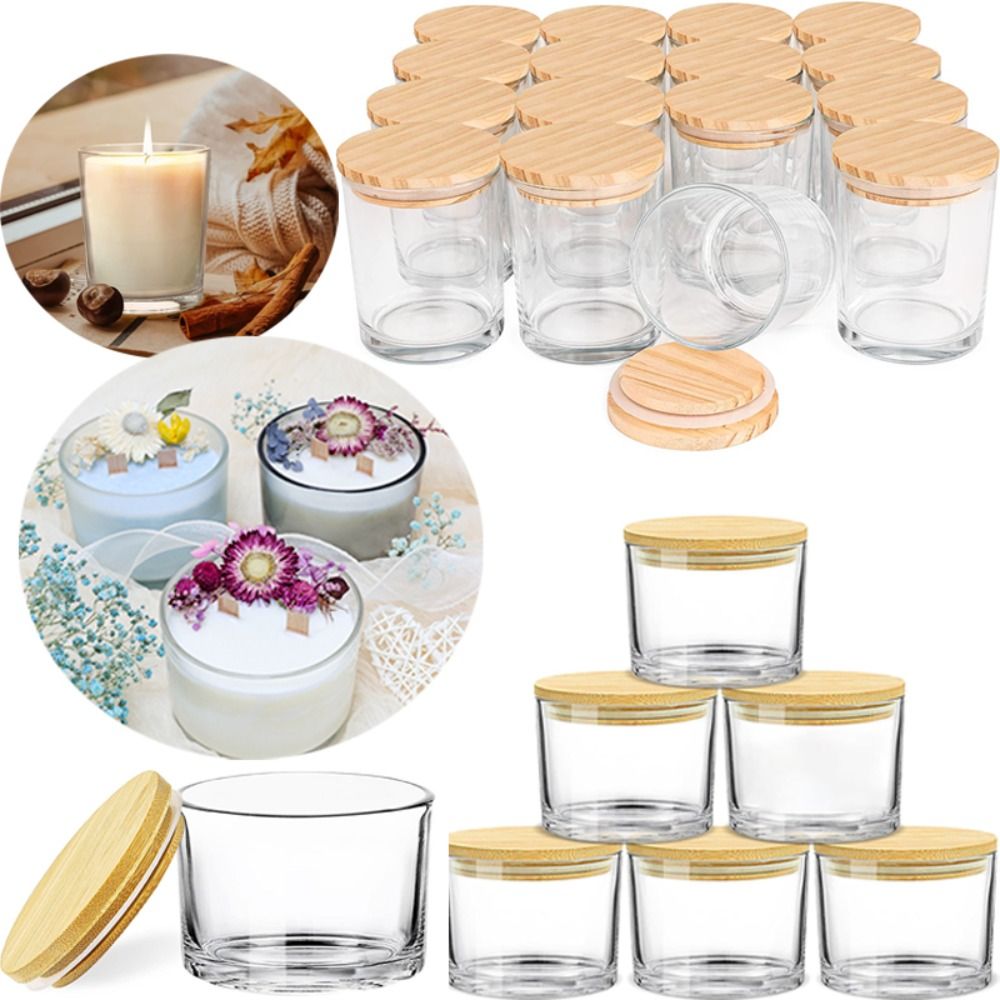 Clear Glass Candle Jars Transp - Candle Making Glass 리뷰 및 가격