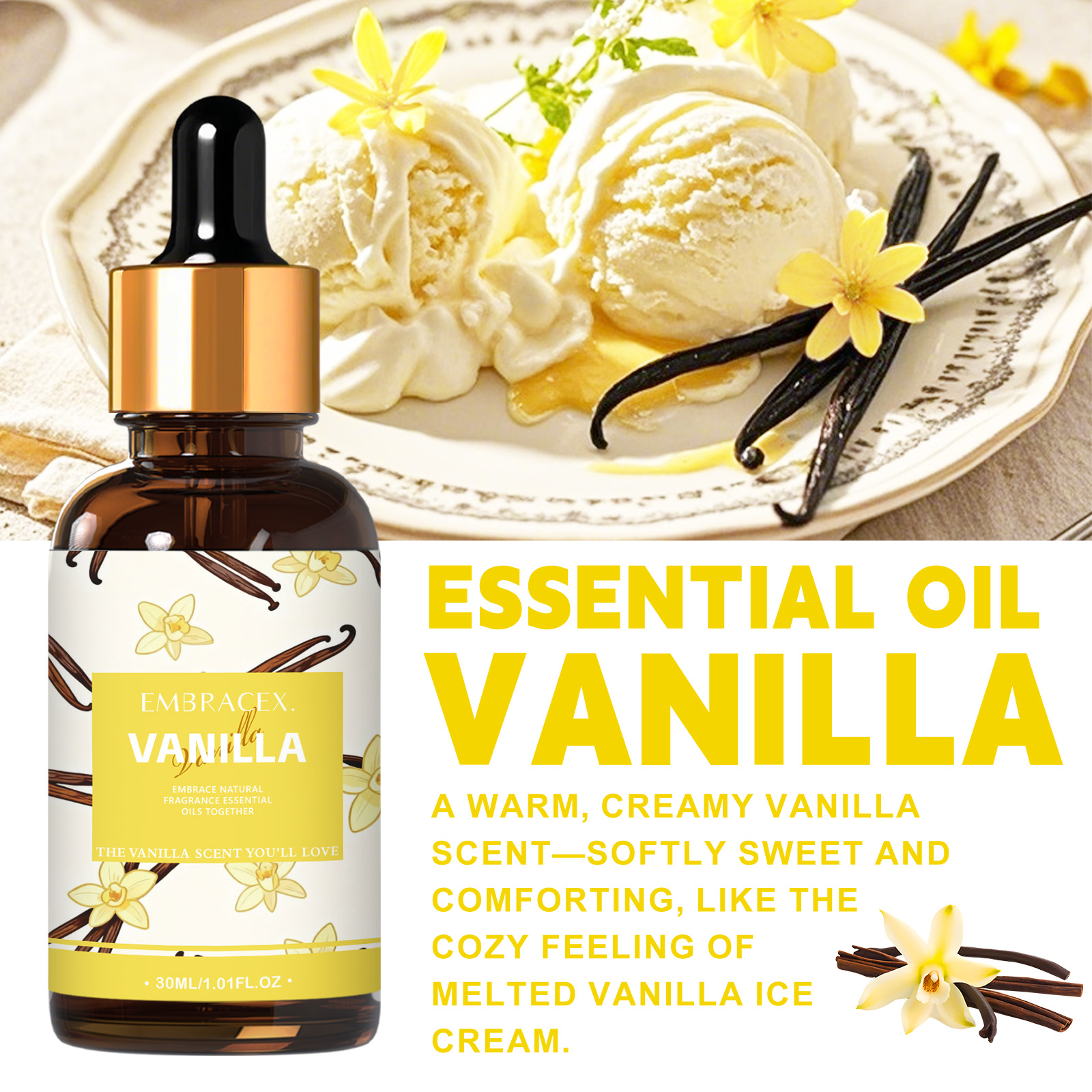 30ml Vanilla Essential Oil Per - Candle Making Oils 리뷰 및 가격