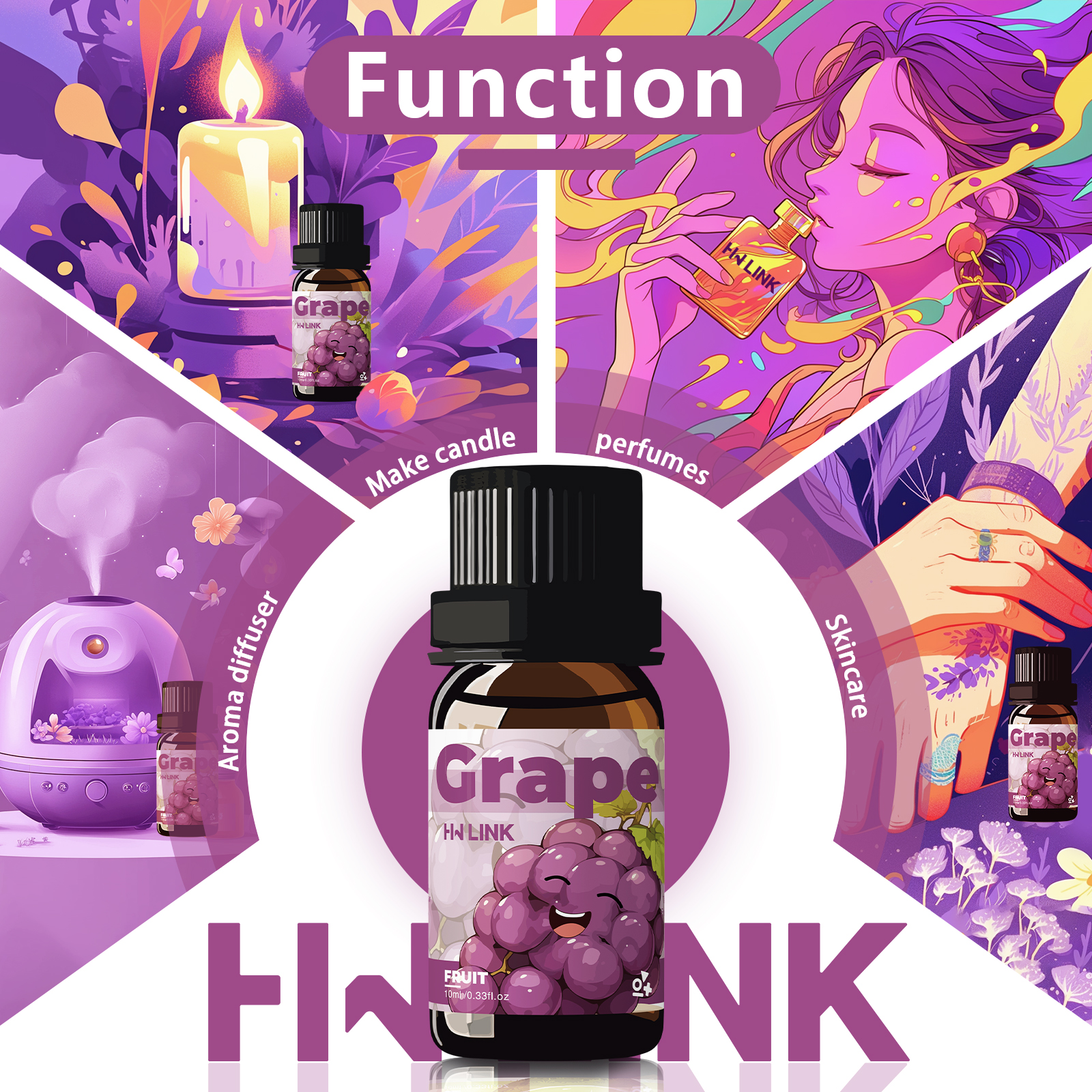 Grape Essential Oil 10ml Perfu - Candle Making Oils 리뷰 및 가격