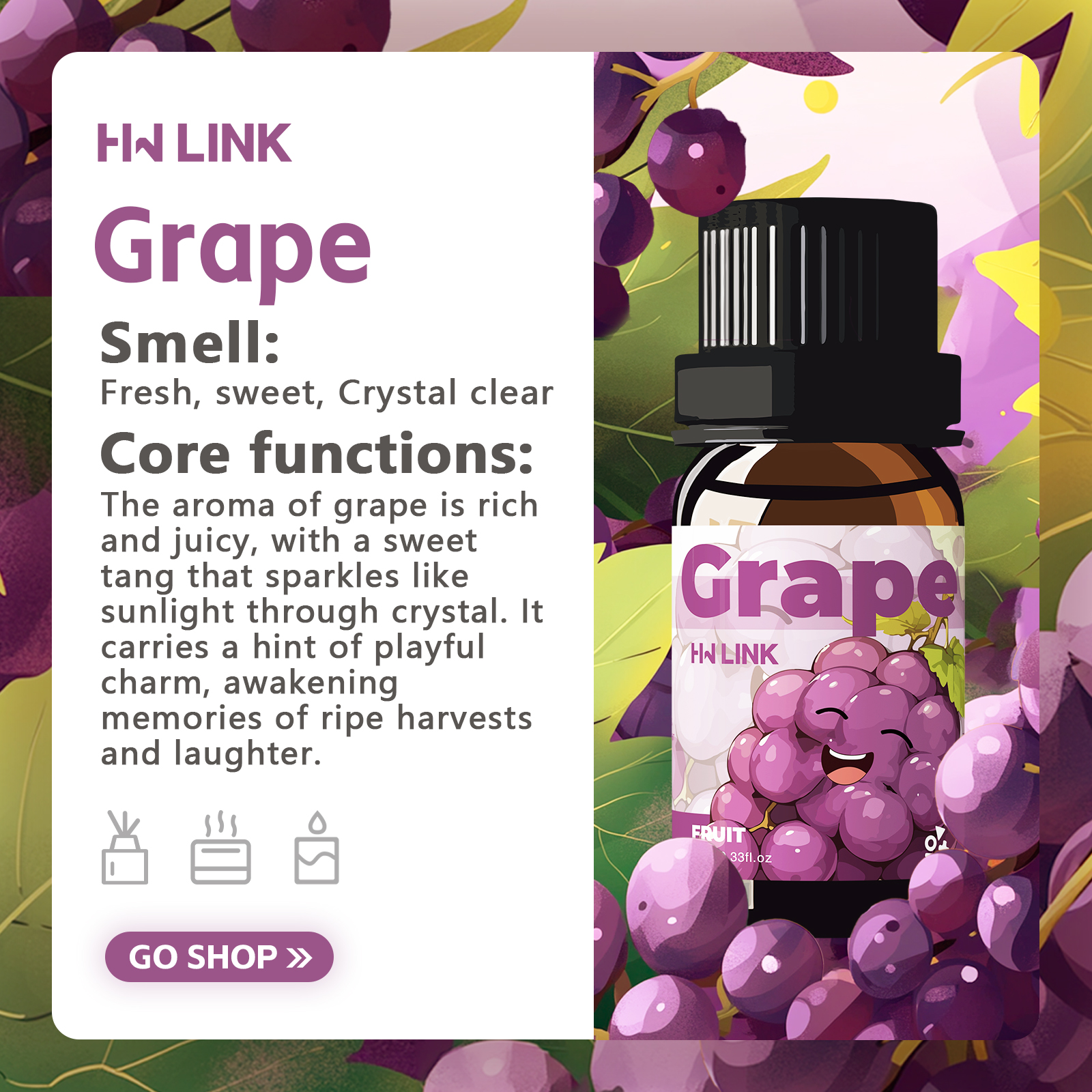 Grape Essential Oil 10ml Perfu - Candle Making Oils 리뷰 및 가격