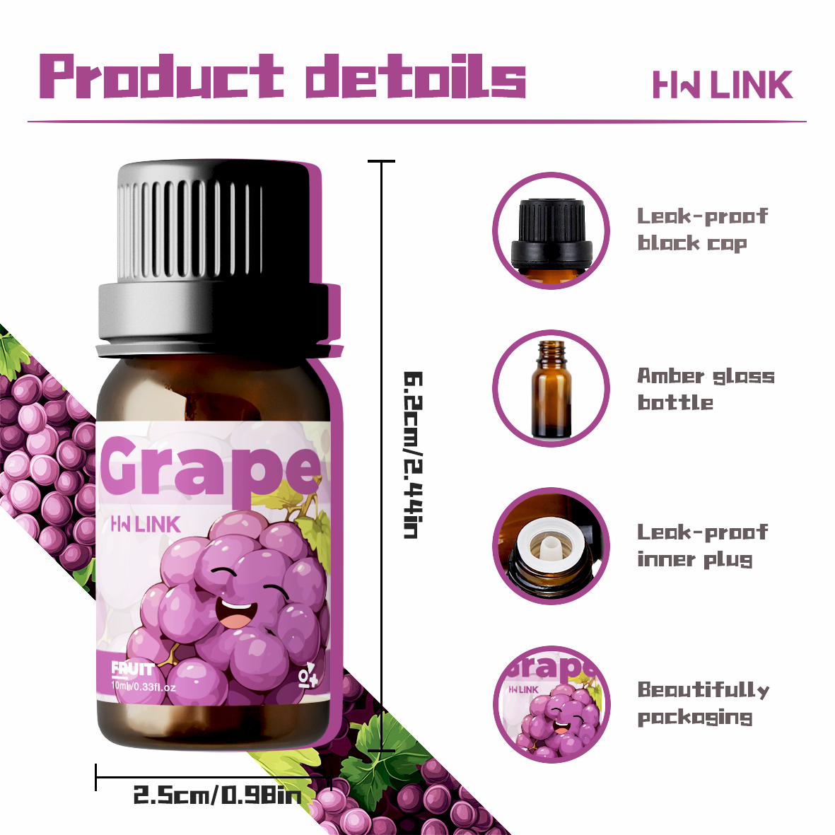 Grape Essential Oil 10ml Perfu - Candle Making Oils 리뷰 및 가격
