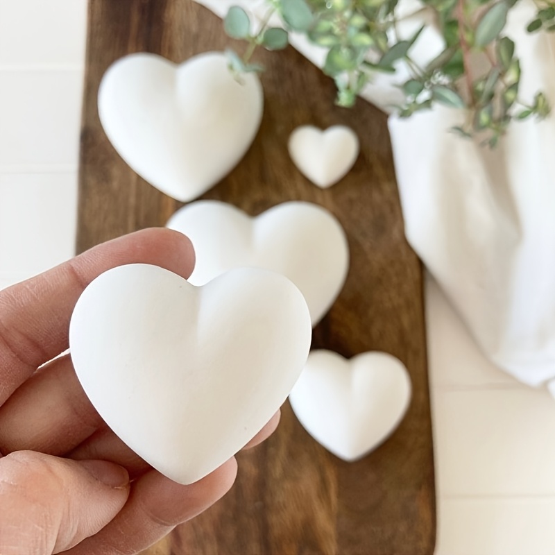 5pcs Heart-Shaped Gypsum Candl - Candle Making Design 리뷰 및 가격