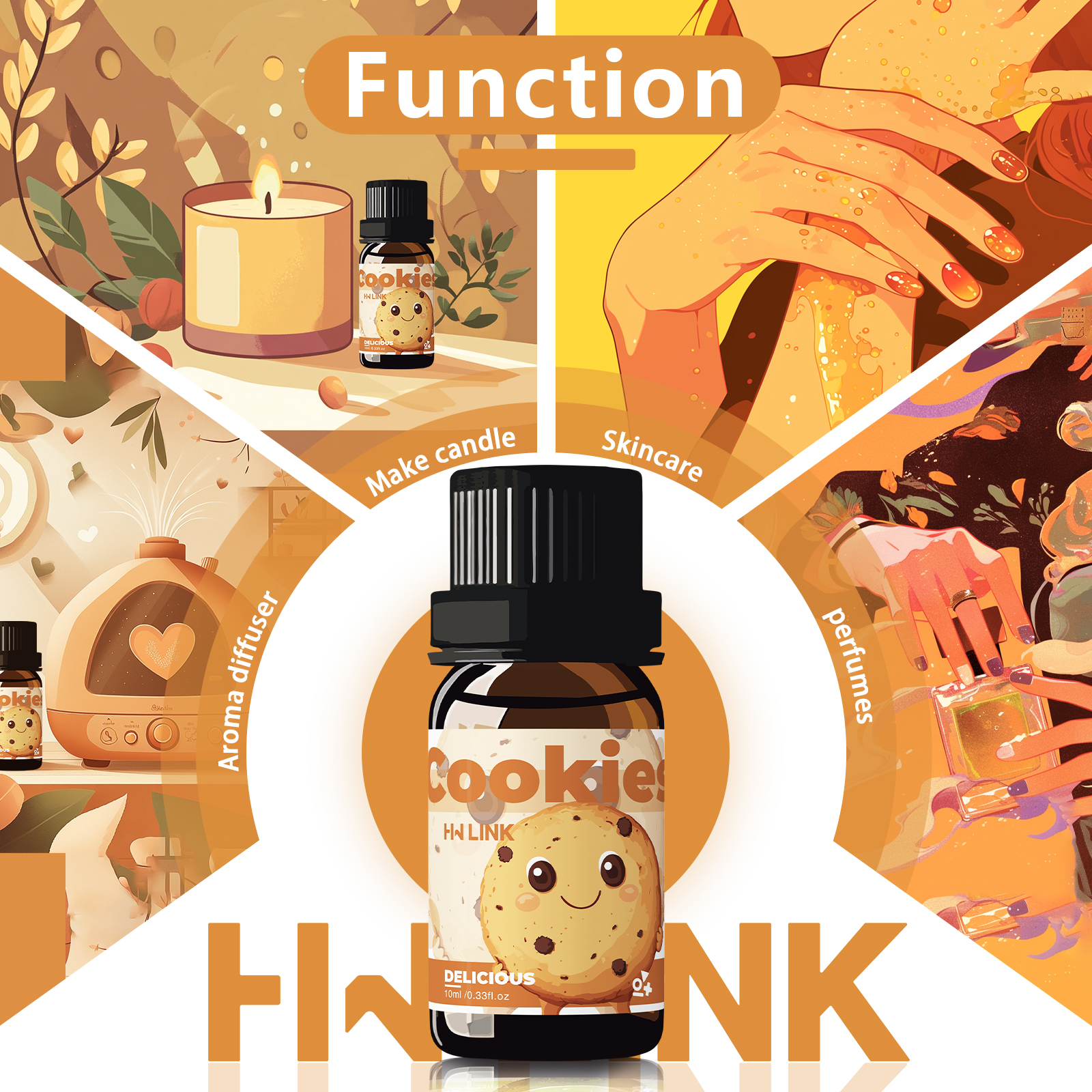 10ml Cookies Essential Oils Pe - Candle Making Oils 리뷰 및 가격