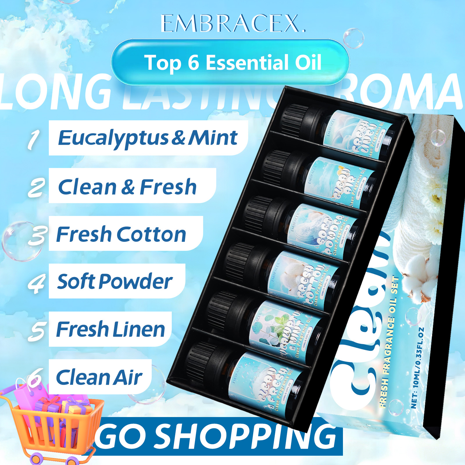 10ml Clean Air Essential Oil L - Candle Making Oils 리뷰 및 가격