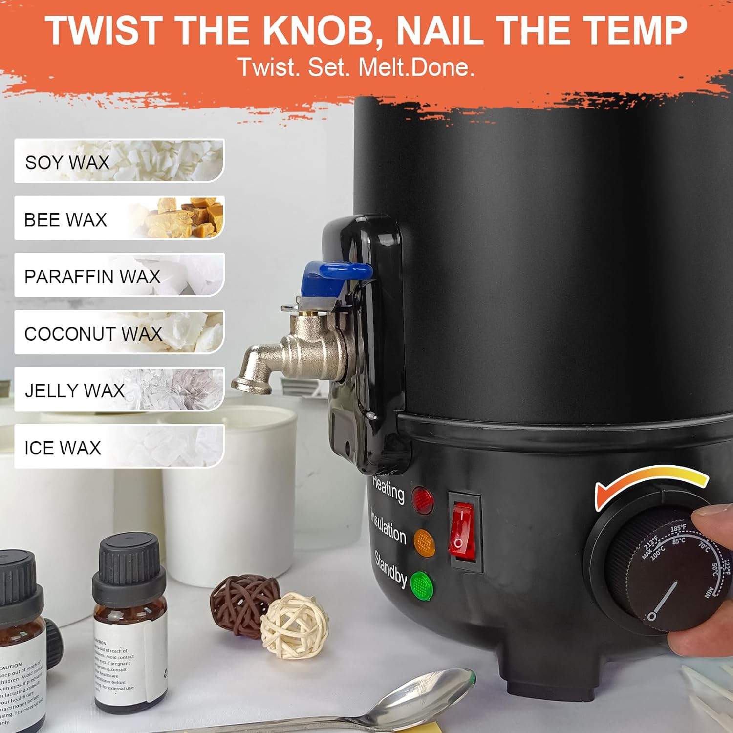 8Lbs Electric Wax Melter for C - Candle Making Kit 리뷰 및 가격