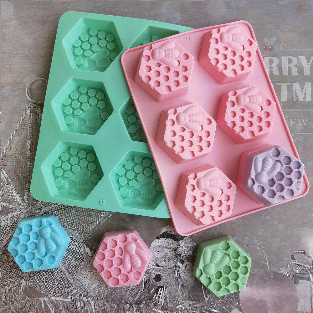 Silicone Hexagonal Bee Soap Mo - Candle Making Reno 리뷰 및 가격
