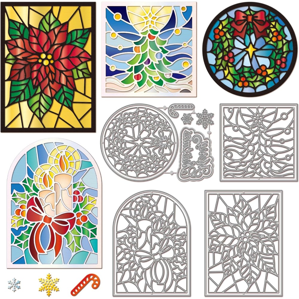 Glass Poinsettia Frame Cutting - Candle Making Glass 리뷰 및 가격