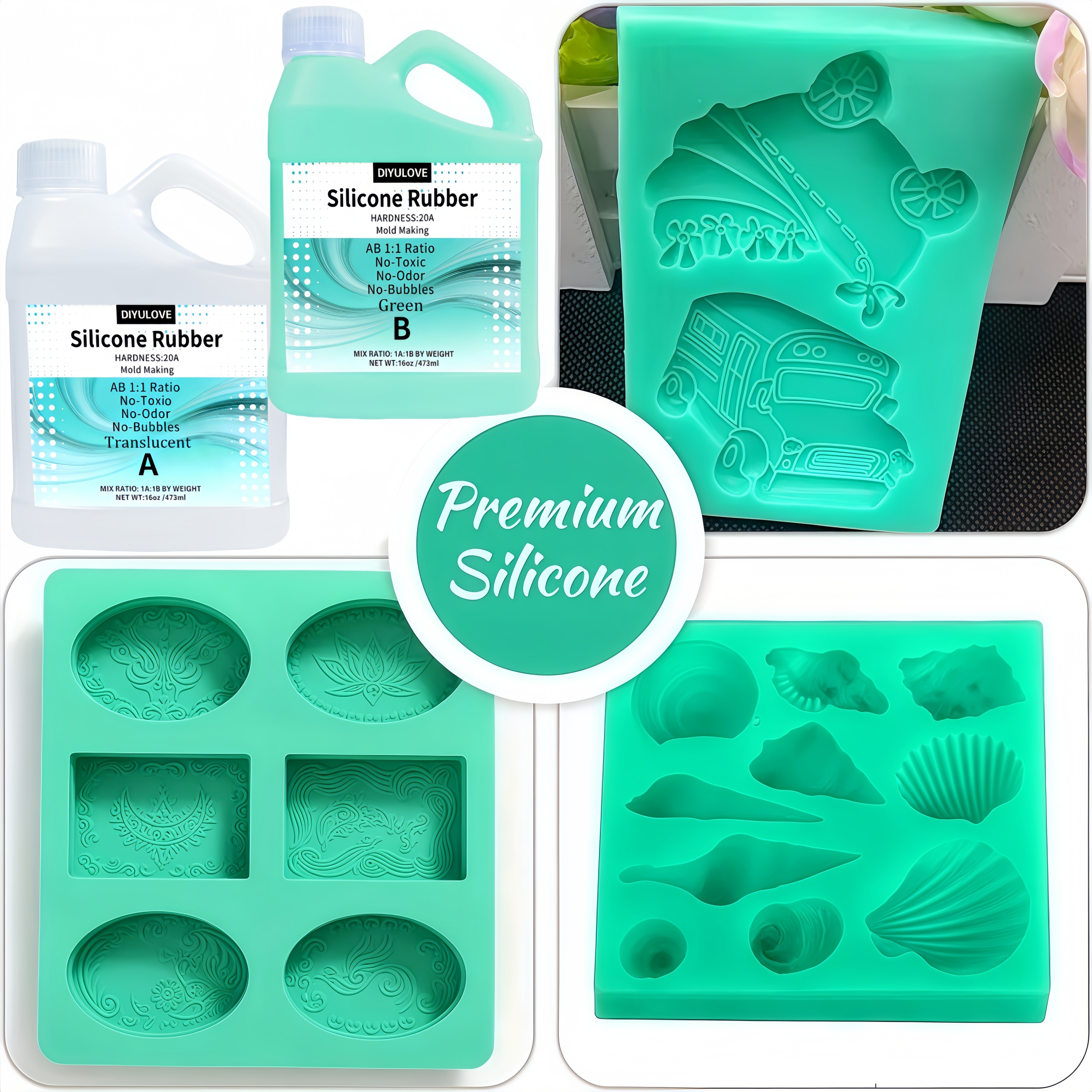 Super Elastic 15A Liquid Silic - Candle Making Kit 리뷰 및 가격