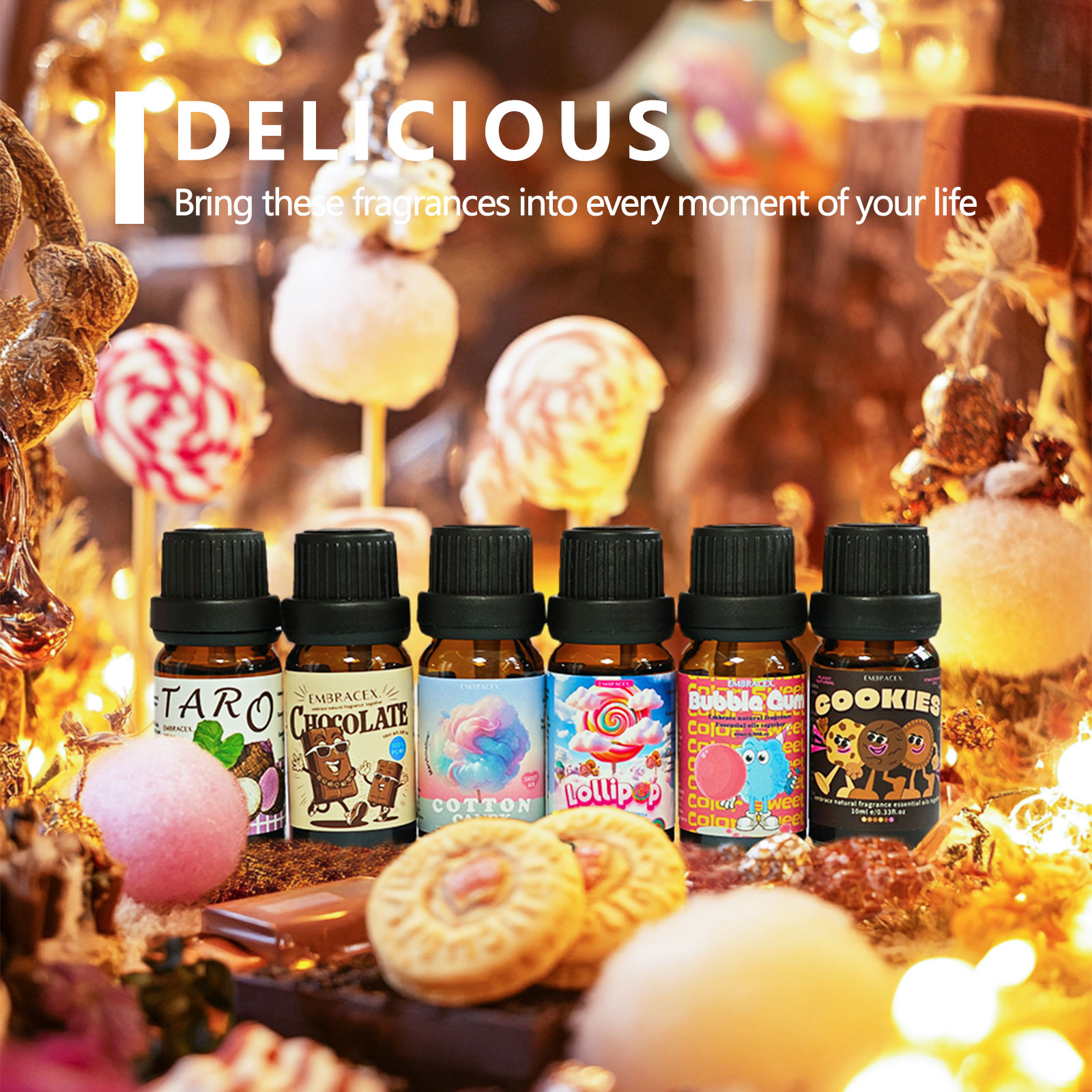 6PC/1Set Delicious Essential O - Candle Making Oils 리뷰 및 가격