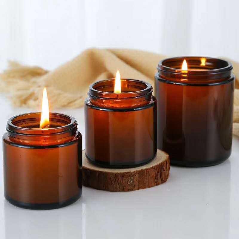 6pc 100/250ml Amber Glass Cand - Candle Making Glass 리뷰 및 가격