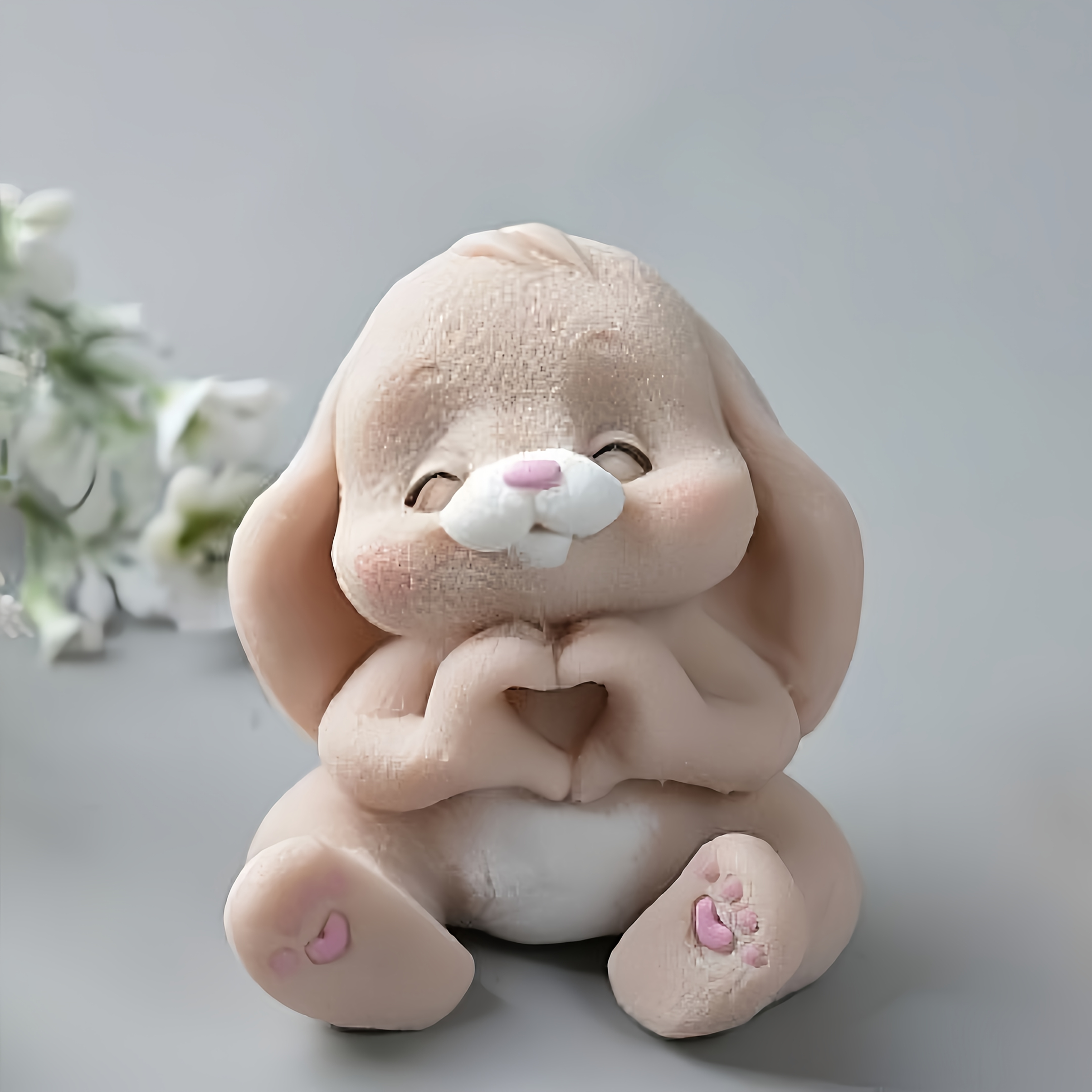 1pc Adorable Rabbit Resin Sili - Candle Making Design 리뷰 및 가격