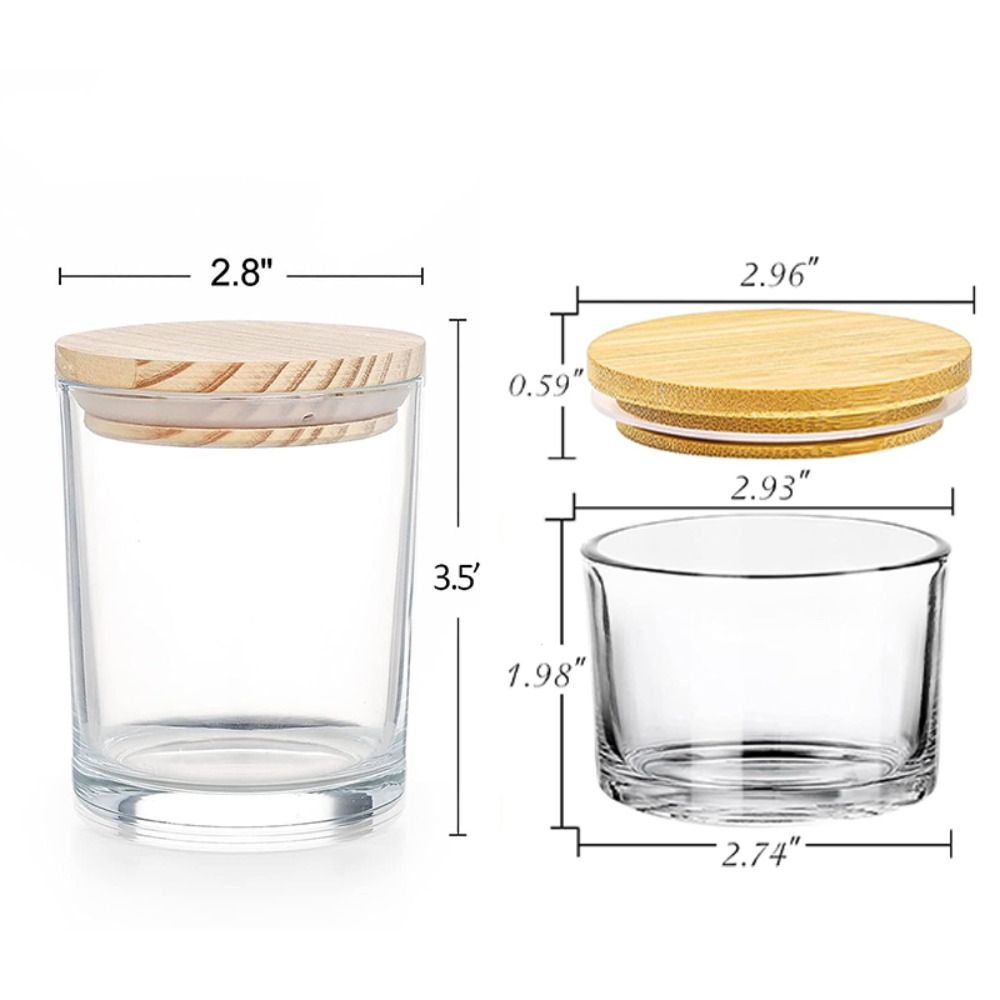 Clear Glass Candle Jars Small  - Candle Making Glass 리뷰 및 가격