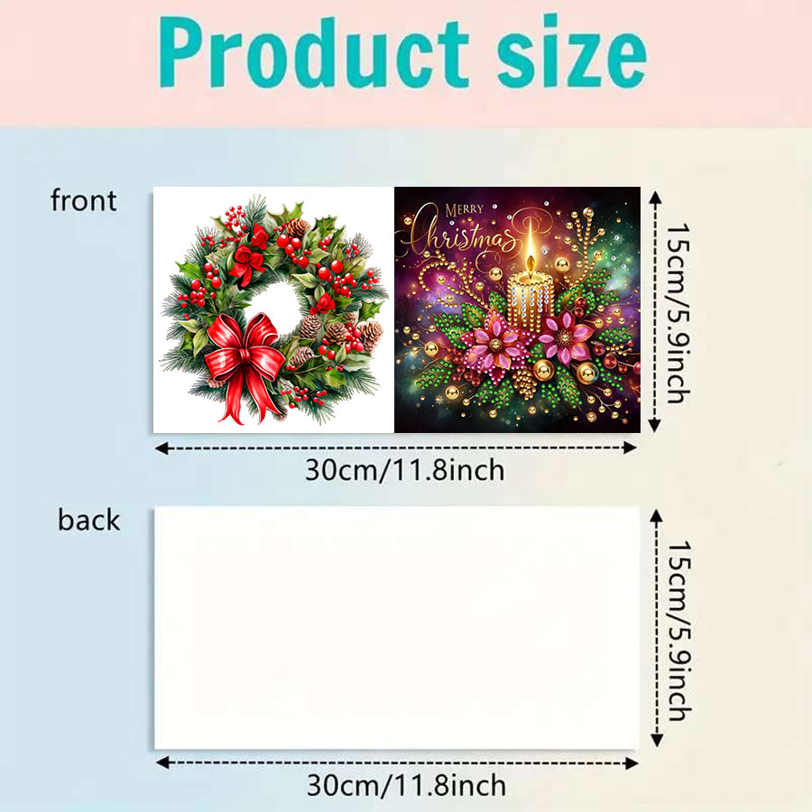 6-piece Christmas diamond pain - Candle Making Design 리뷰 및 가격