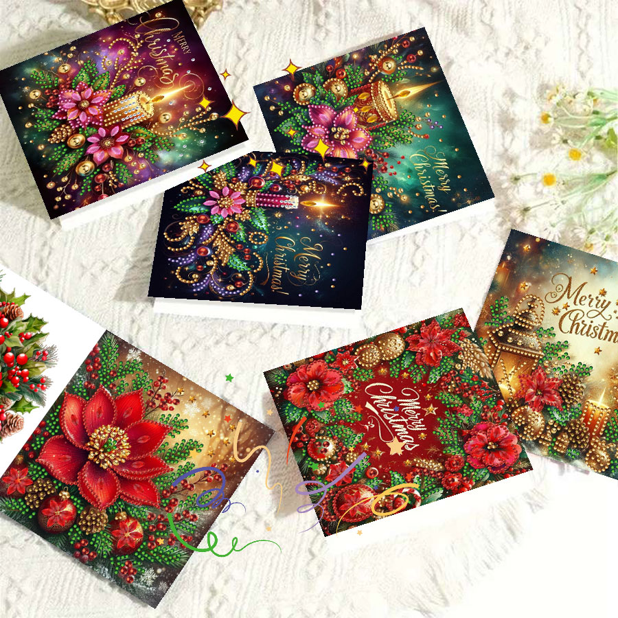 6-piece Christmas diamond pain - Candle Making Design 리뷰 및 가격