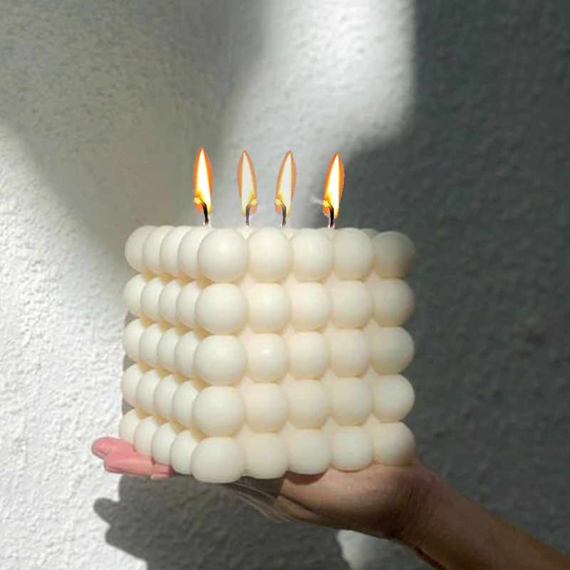 Large Bubble Cube Candles Sili - Candle Making Moulds 리뷰 및 가격