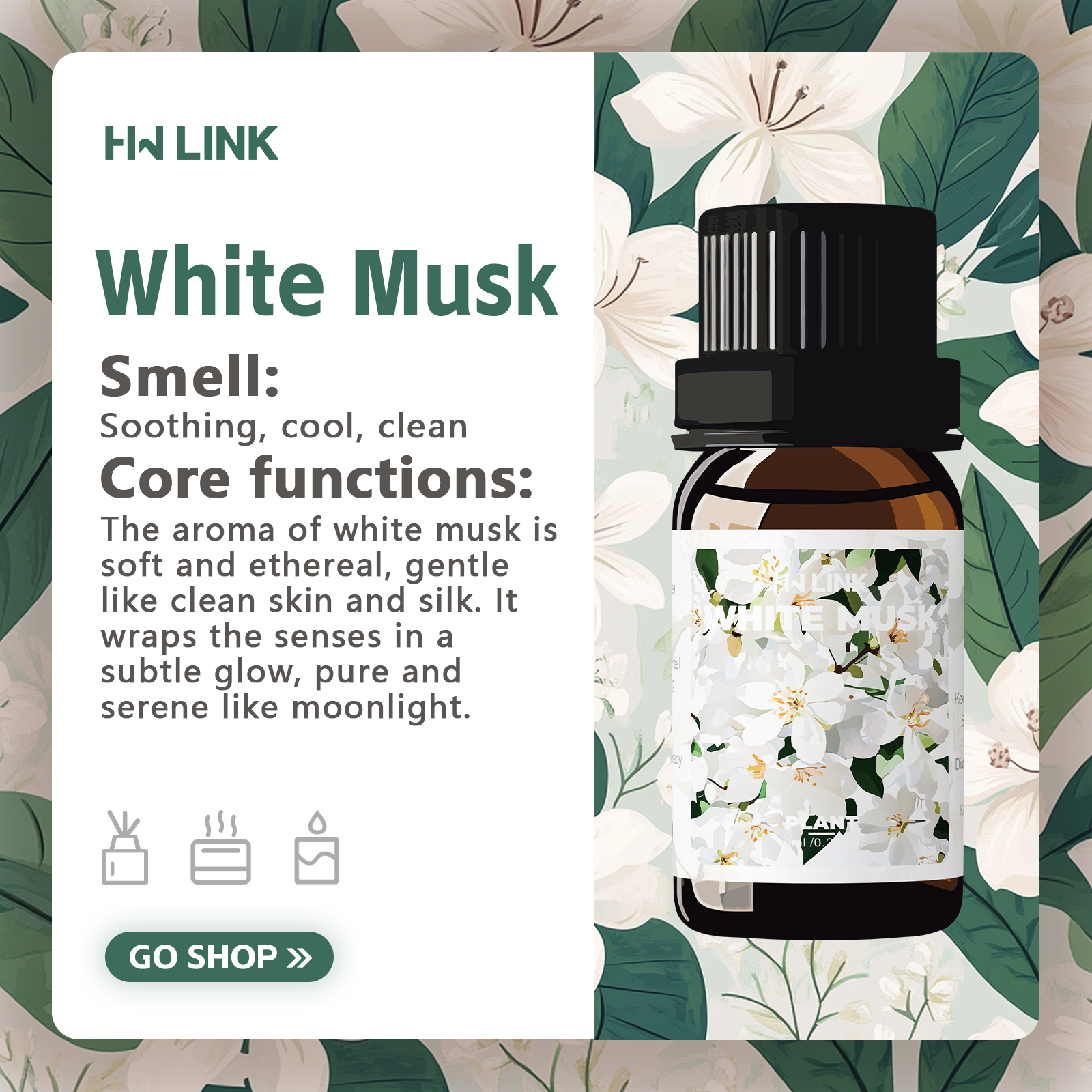 White Musk Essential Oils 10ml - Candle Making Oils 리뷰 및 가격