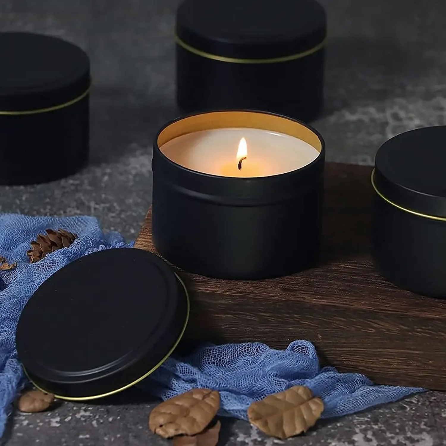 4oz/ 8oz Candle tins with lids - Candle Making Glass 리뷰 및 가격