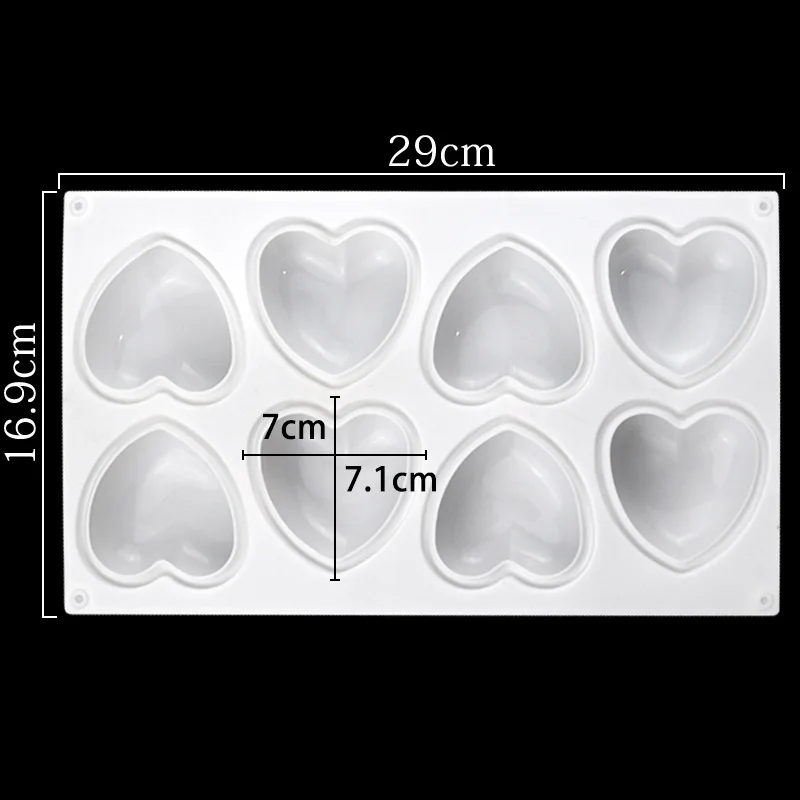 Love Heart Silicone Soap Mold  - Candle Making Kit 리뷰 및 가격