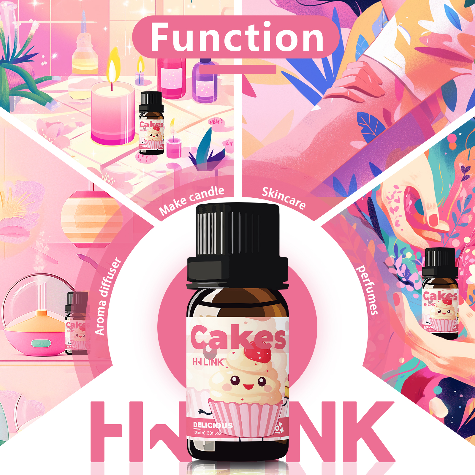 10ml Cakes Essential Oils Perf - Candle Making Oils 리뷰 및 가격