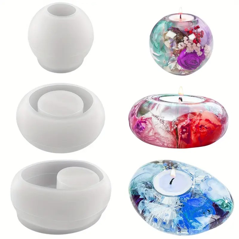 Tealight Candle Holder Resin S - Candle Making Design 리뷰 및 가격