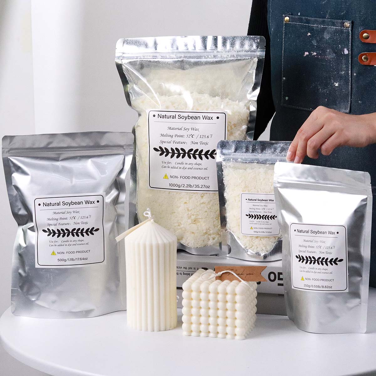 100/250/500/1000g Natural Soy  - Candle Making Kit 리뷰 및 가격