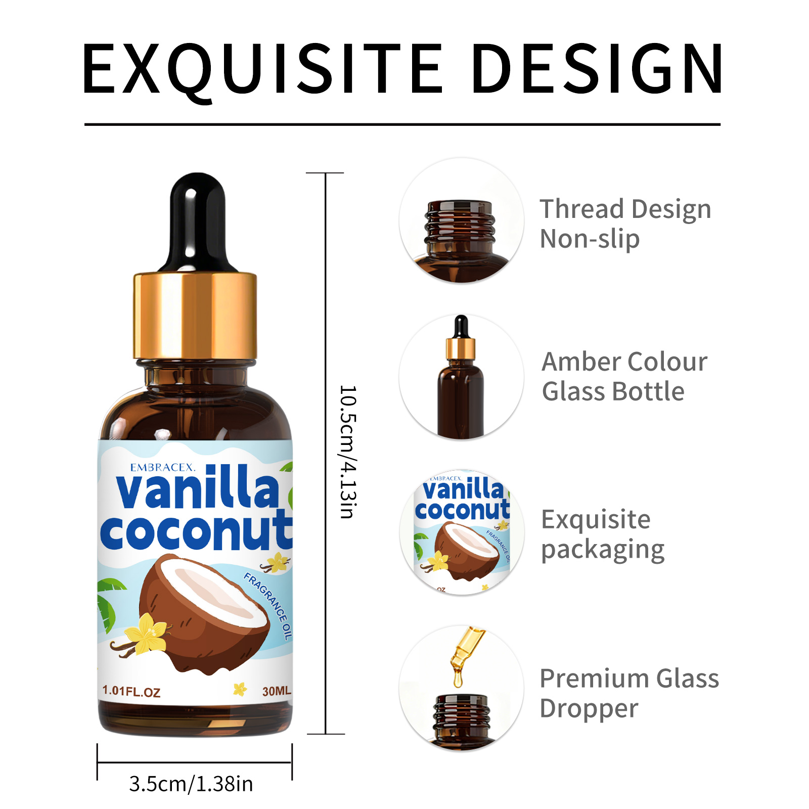 30ml Vanilla Coconut Essential - Candle Making Oils 리뷰 및 가격