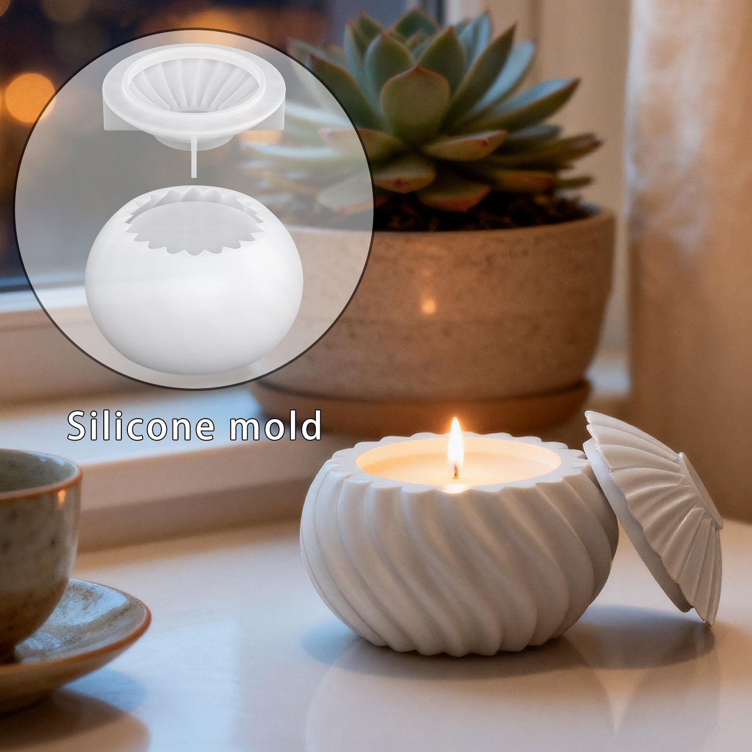 DIY Spiral Pearlescent Candle  - Candle Making Design 리뷰 및 가격