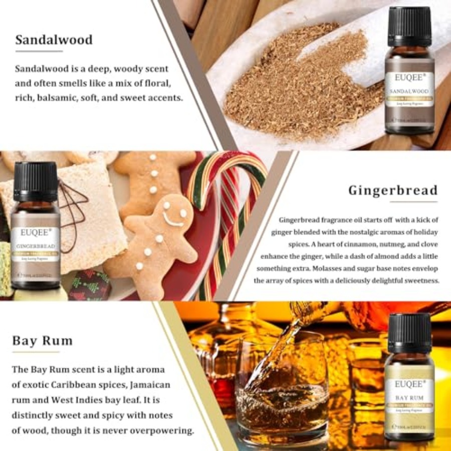 EUQEE 6PCS Spice Autumn Fragra - Candle Making Set 리뷰 및 가격