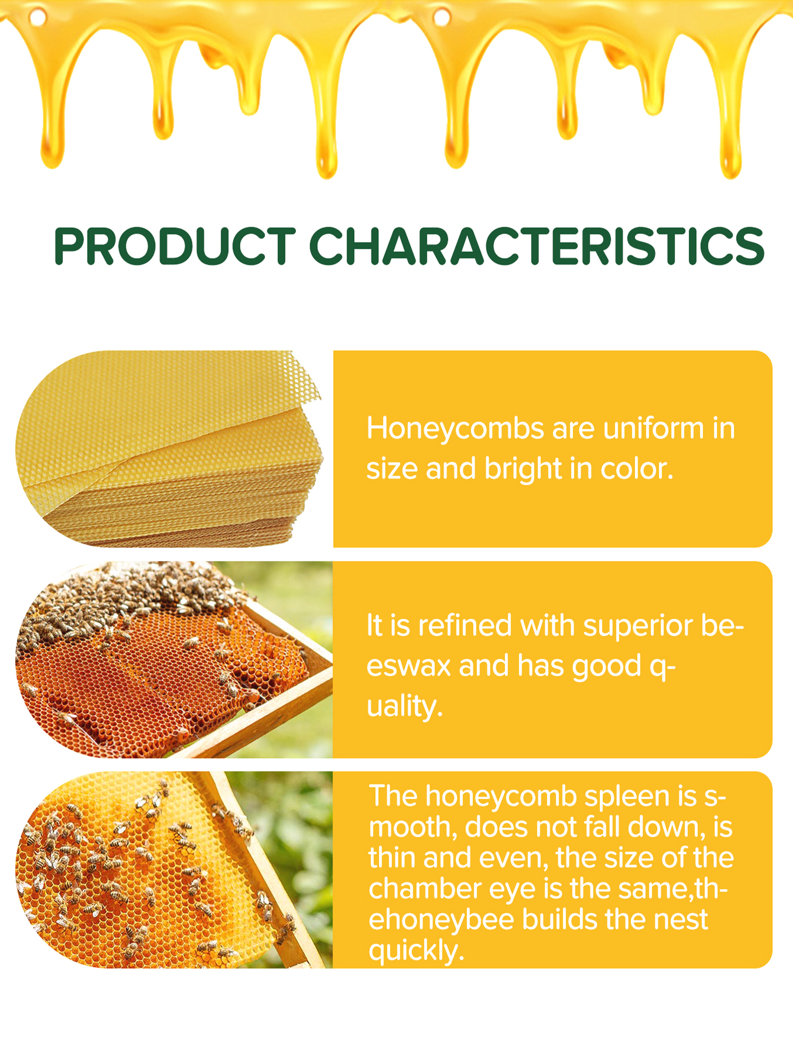 10Pcs Natural Honeycomb Bee Wa - Candle Making Reno 리뷰 및 가격