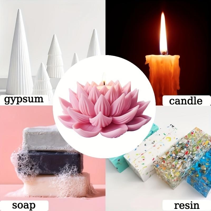 1PC Lotus Flower Candle Mold S - Candle Making Design 리뷰 및 가격