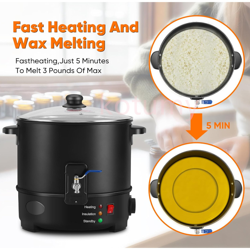 6L Small  Wax Melter Paraffin  - Candle Making Kit 리뷰 및 가격