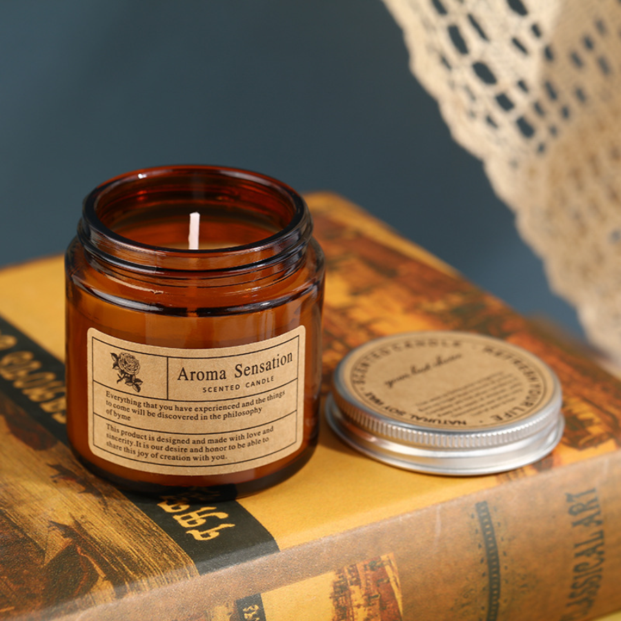 1pc Brown Glass Cup Aromathera - Candle Making Glass 리뷰 및 가격