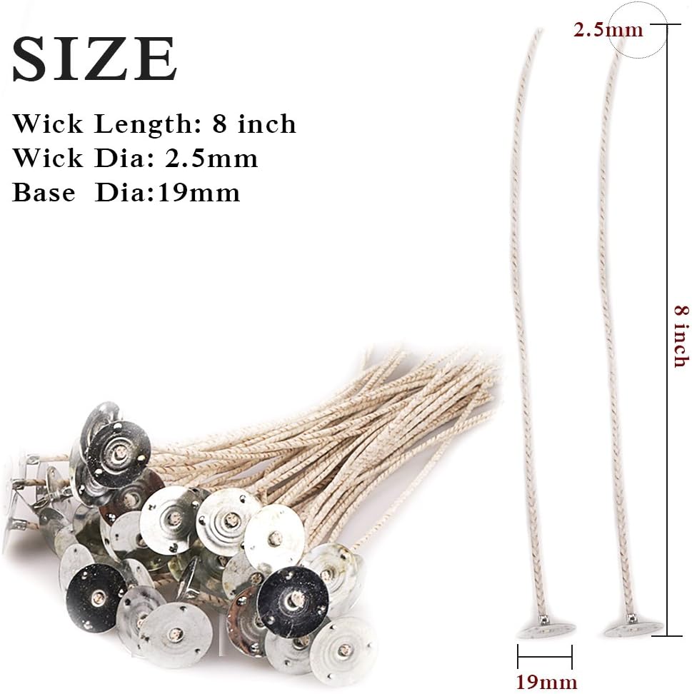 100-Piece 8-Inch Soy Wax Candl - Candle Making Glass 리뷰 및 가격