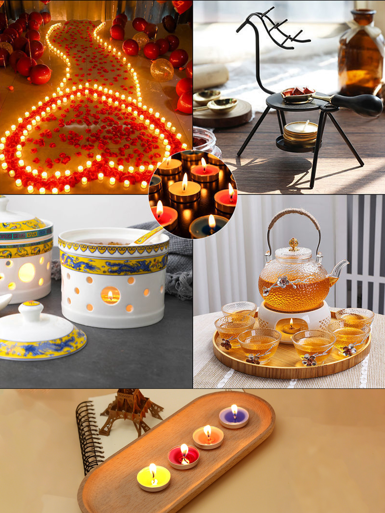 10 pieces of non-fire-varnish  - Uv Inhibitor Candle 리뷰 및 가격