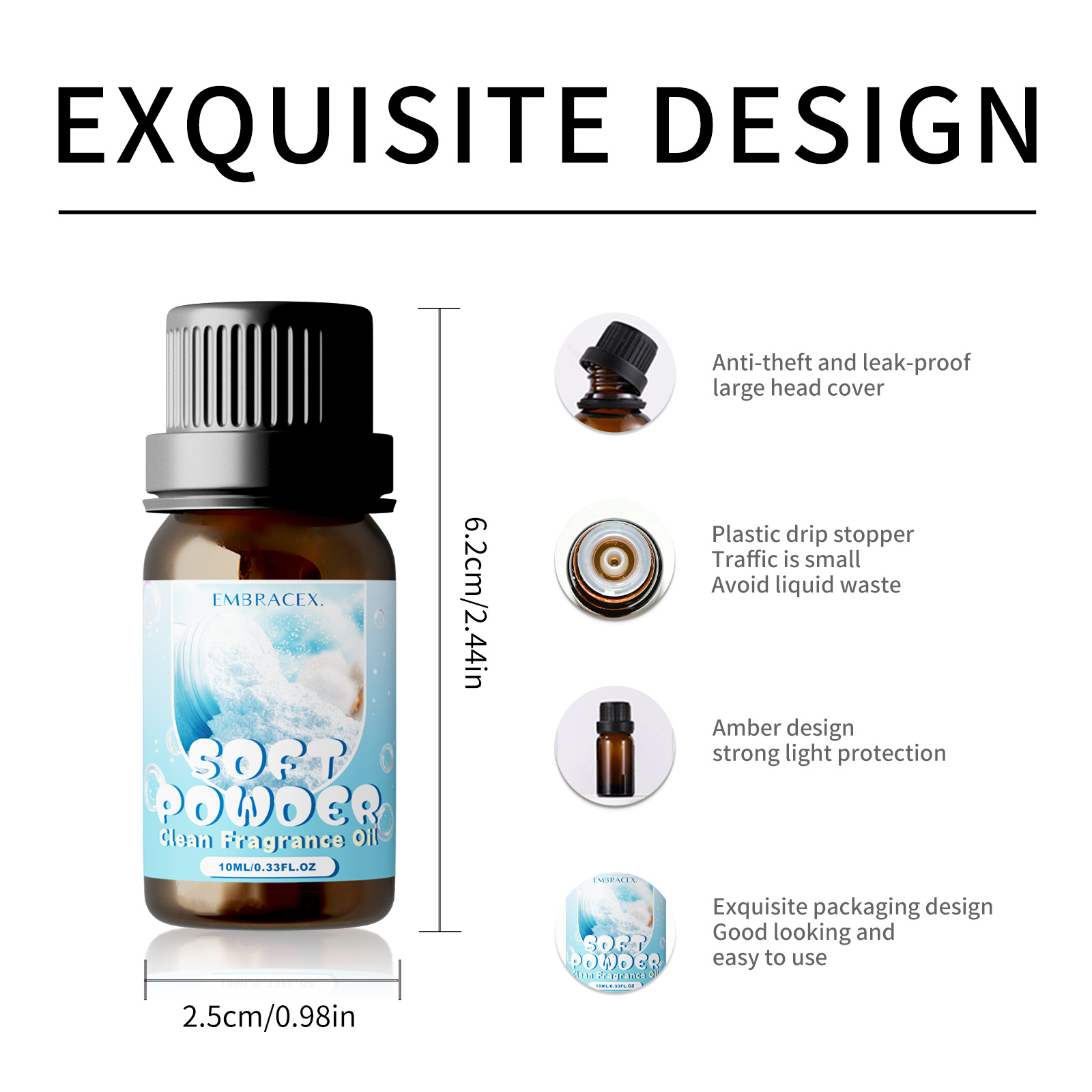 10ml Soft Powder Essential Oil - Candle Making Oils 리뷰 및 가격