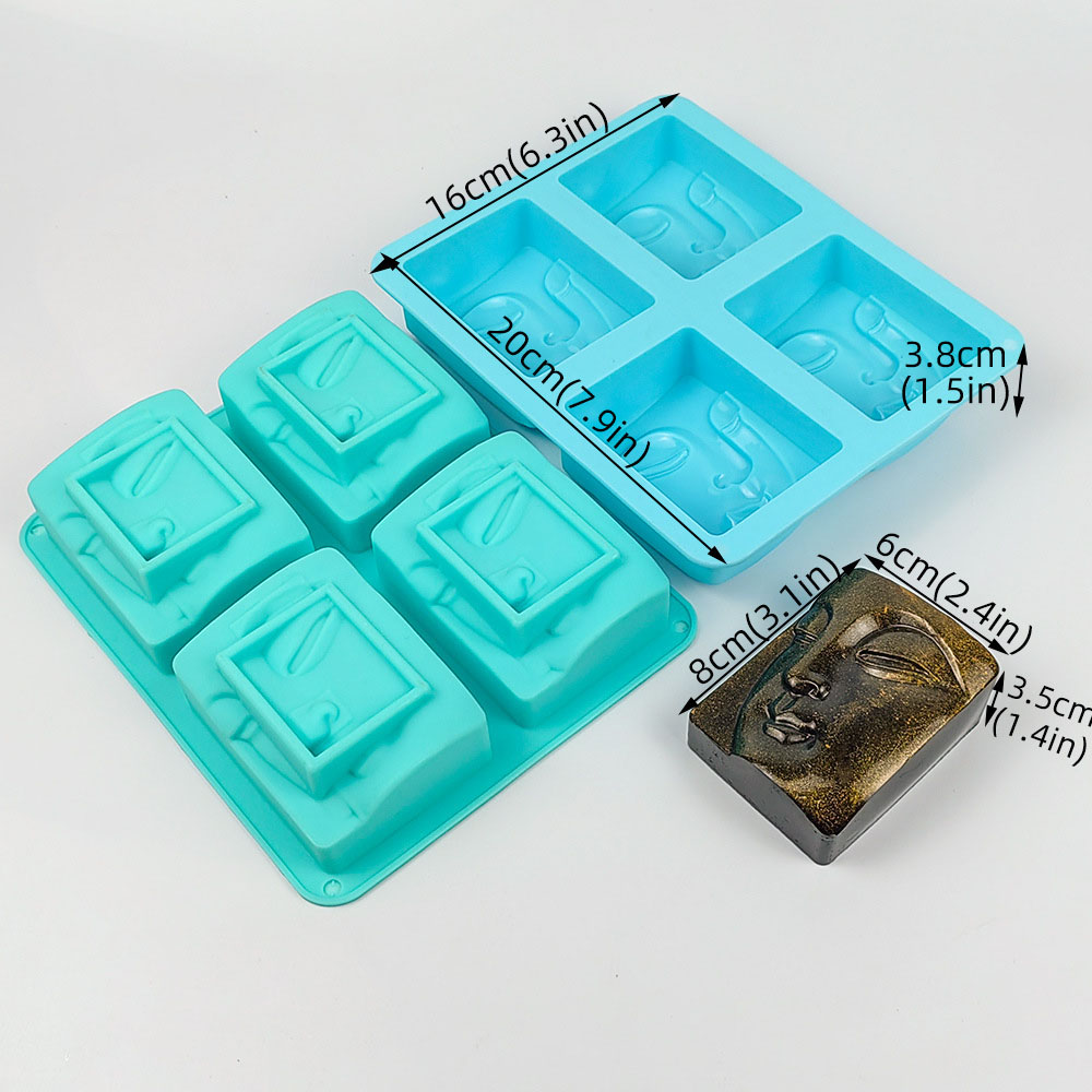 4 Holes Buddha Portrait Soap M - Candle Making Reno 리뷰 및 가격