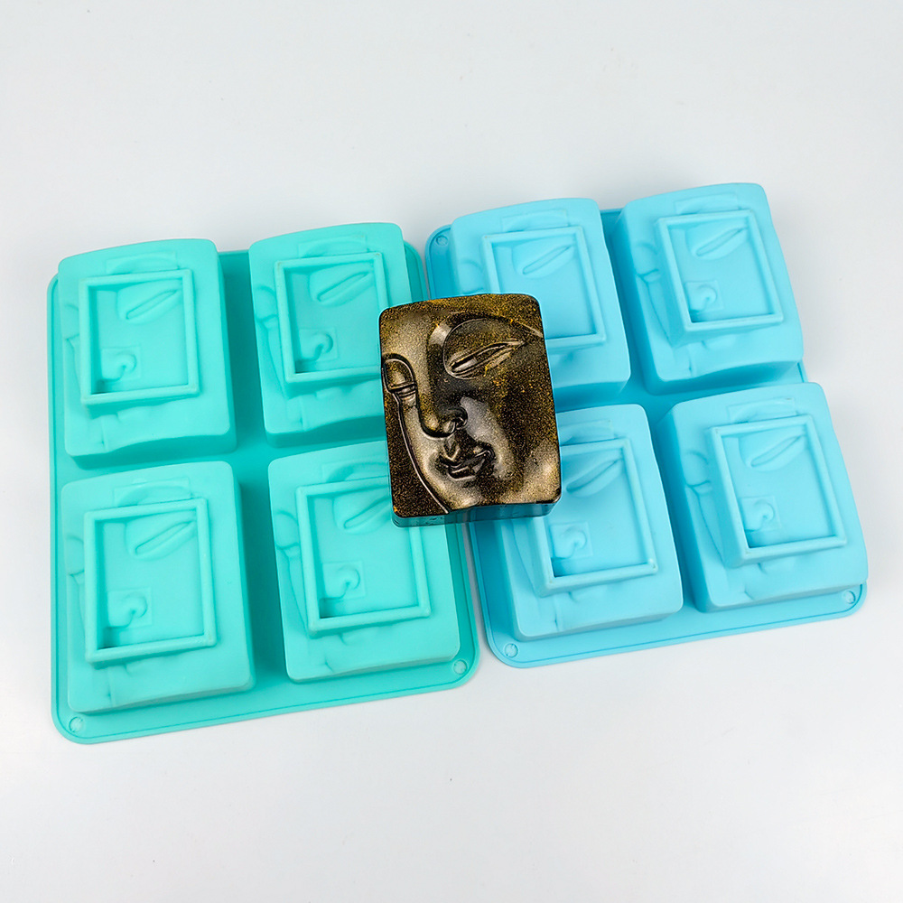 4 Holes Buddha Portrait Soap M - Candle Making Reno 리뷰 및 가격