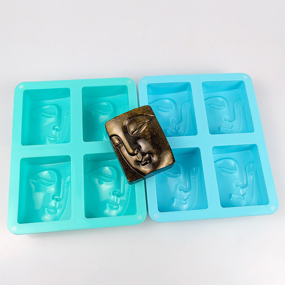 4 Holes Buddha Portrait Soap M - Candle Making Reno 리뷰 및 가격